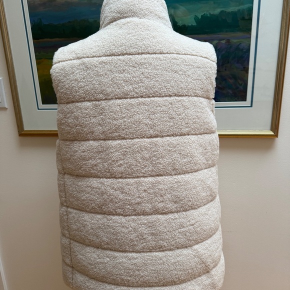 NWOT 'Save the Duck' Reversible Sleeveless White Puffer Vest 'L' - Picture 2 of 13